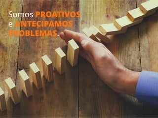 SOMOS “ÍNTIMOS”
dos nossos clientes.
Entendemos as dores e o dia a
dia de nossos clientes.
Telefonemas e e-mails não
substituem REUNIÕES
PRESENCIAIS.
#CultureCode
 
