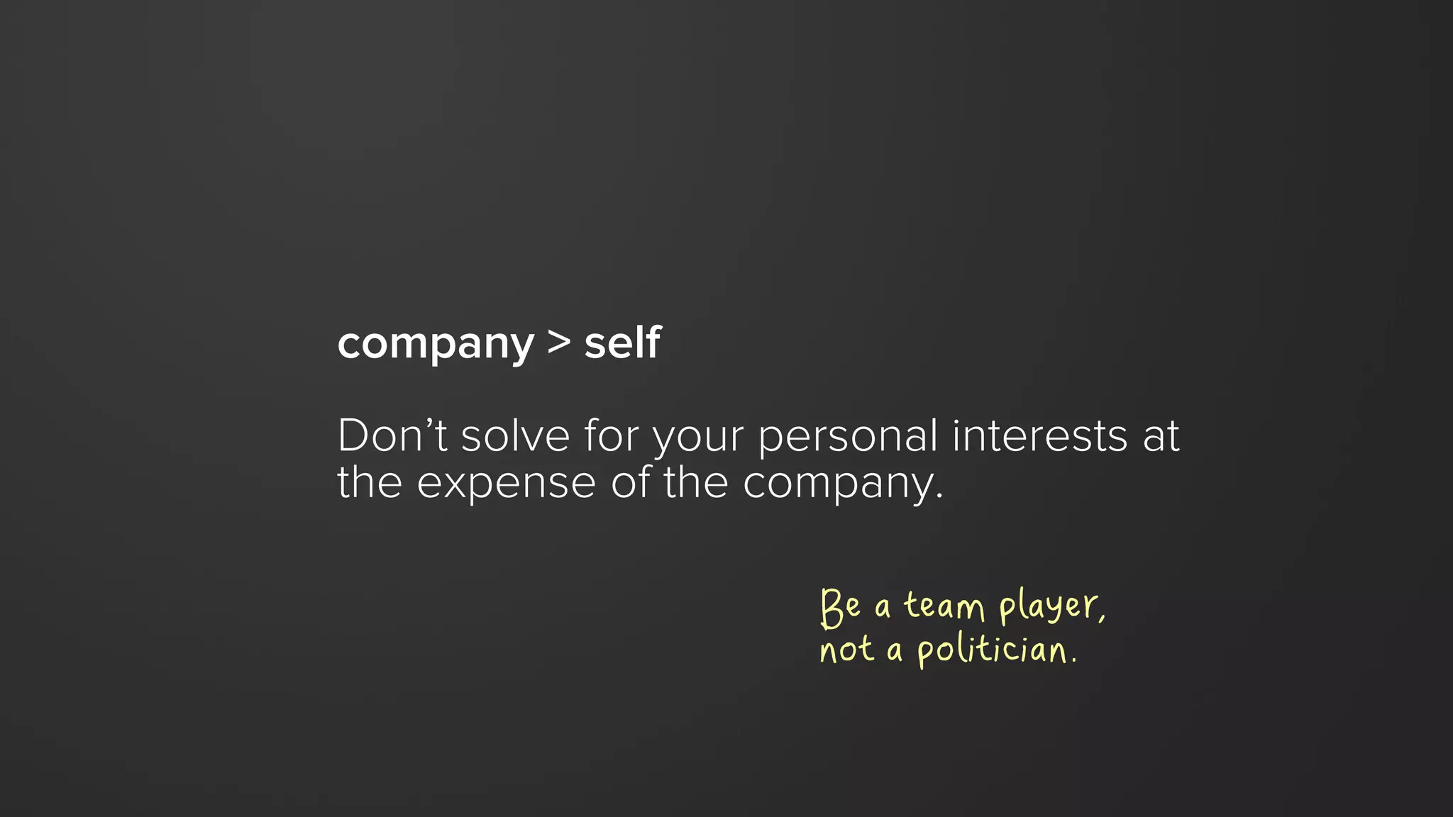 To support transparency and trust,
we have to be thoughtful
about who we hire.
It’s also important because…
 