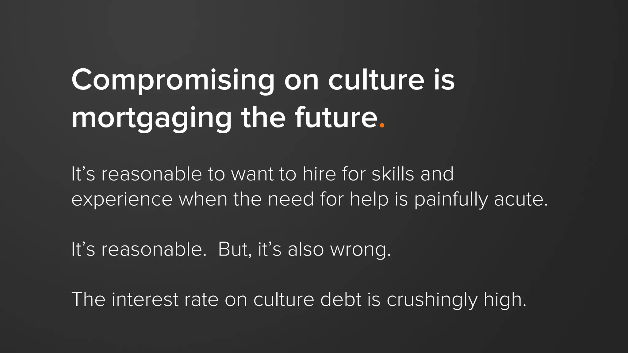 We believe in
investing to increase
individual mastery and
market value.
 