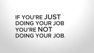 One of the most important
ways we try to be different:
THINK SIMPLE.
 