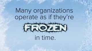 We dare to be different.
 