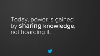 All this transparency
doesn’t matter unless we do
something with it.
So…
 