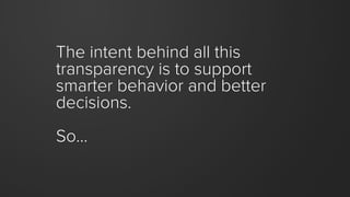 customer > company
When in doubt, favor solving for the
customers’ interest over our own.
Solving for customers’ interest
...