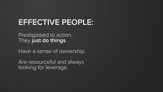 We’re a team, not a family.
We hire, develop and cut smartly
so we have stars in every position.
+1 We couldn’t have said ...