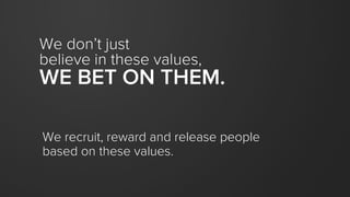 We want to be as proud
of the people we grow
as we are
of the company we grow.
 