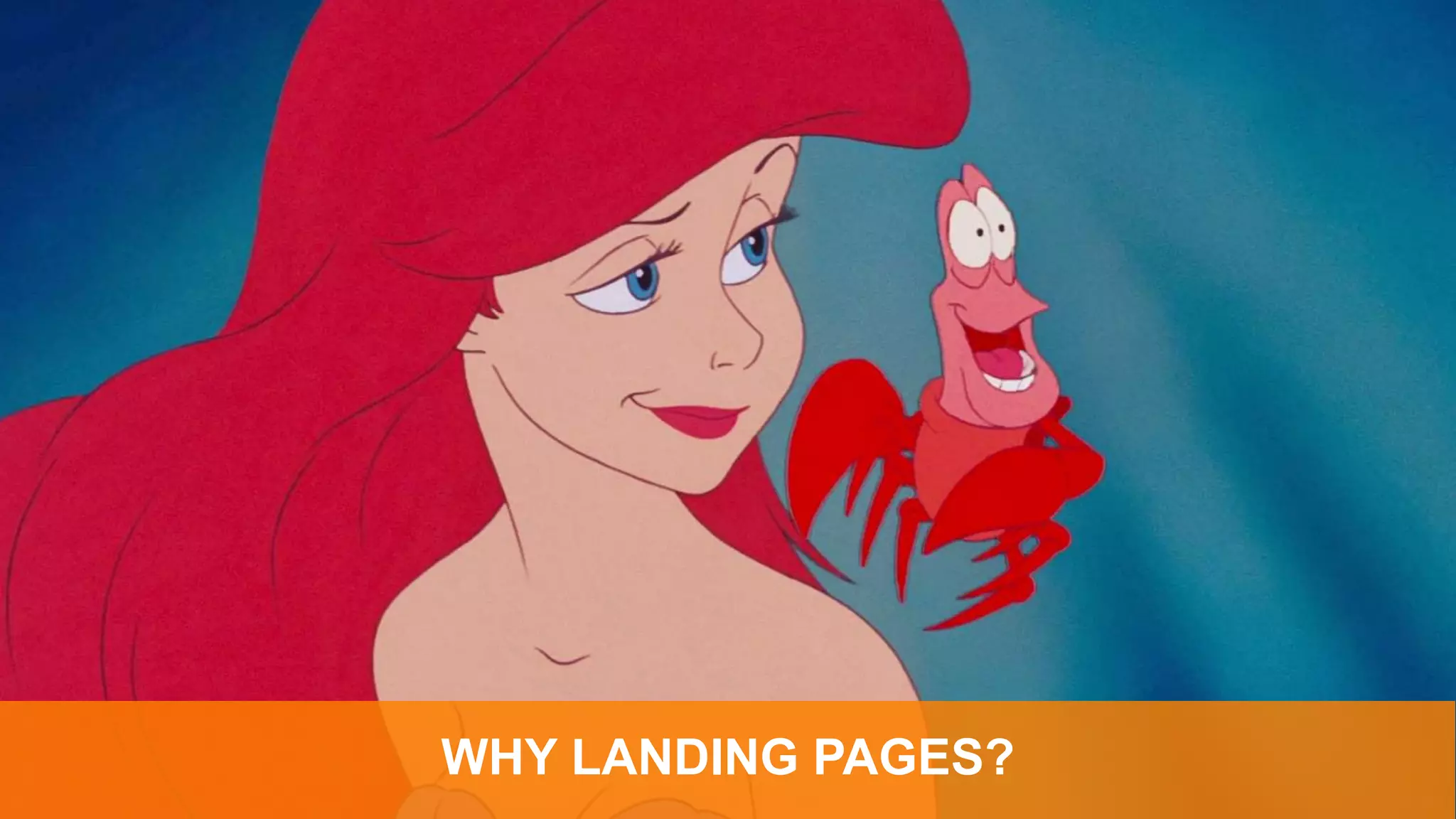 WHY LANDING PAGES?
 