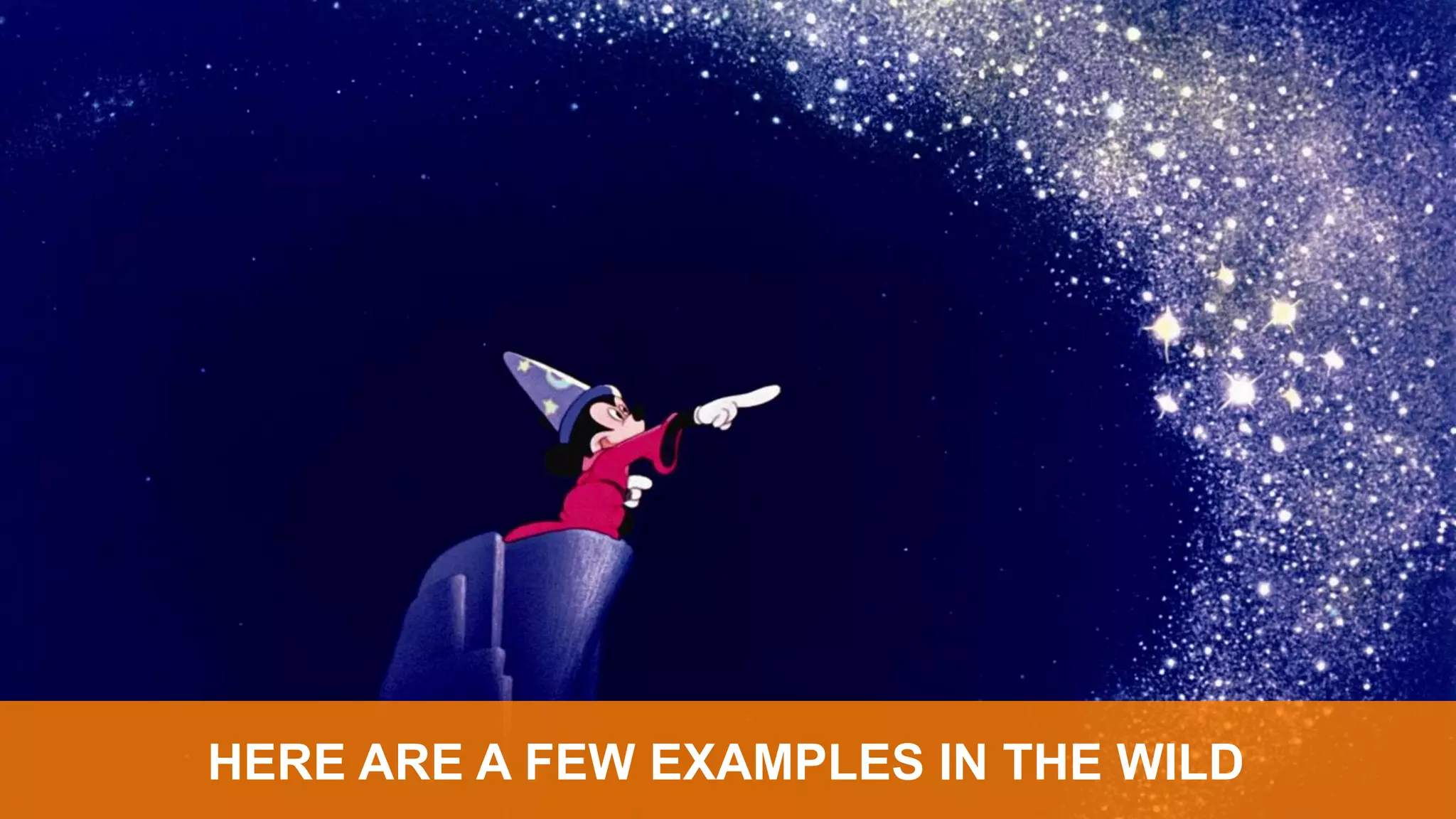 HERE ARE A FEW EXAMPLES IN THE WILD
 