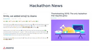 Hackathon News
 