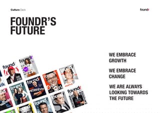 FOUNDR’S
FUTURE
 