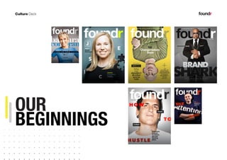 8PAGE
OUR
BEGINNINGS
 