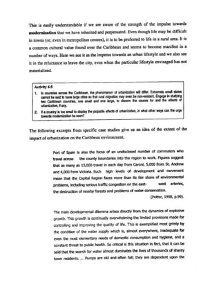 Culture, Environment And Development