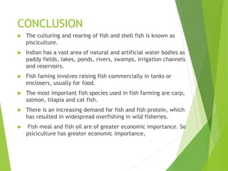 Fish Production Conclusion Culture fishery | PPTX