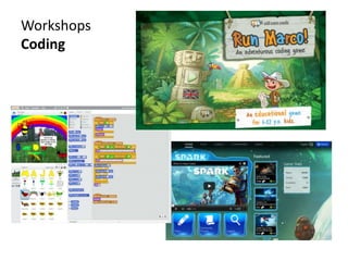 Workshops
Coding
 