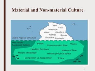 Material and Non-material Culture
14
 