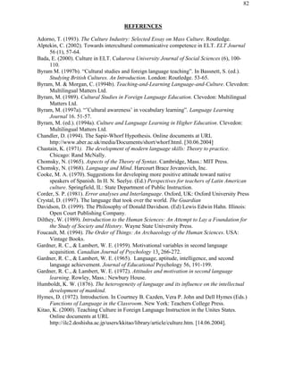 Culture in language learning and teaching | PDF