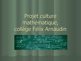 Culture mathématique