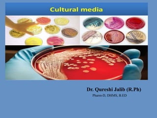 Culture media & its types with examples | PPTX