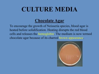Culture media & its types with examples | PPT