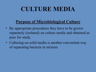 Bacterial culture media by sworna