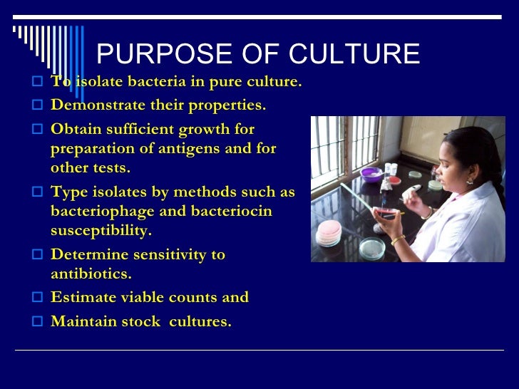 Culture methods
