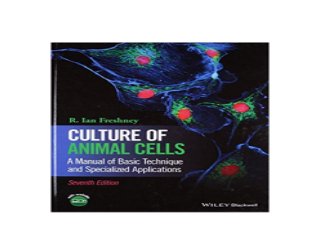 Epub Download Culture Of Animal Cells A Manual Of Basic Technique