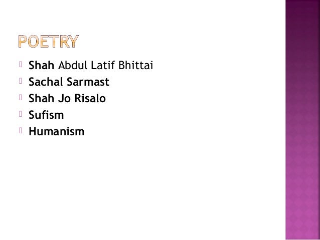Culture of Sindh.