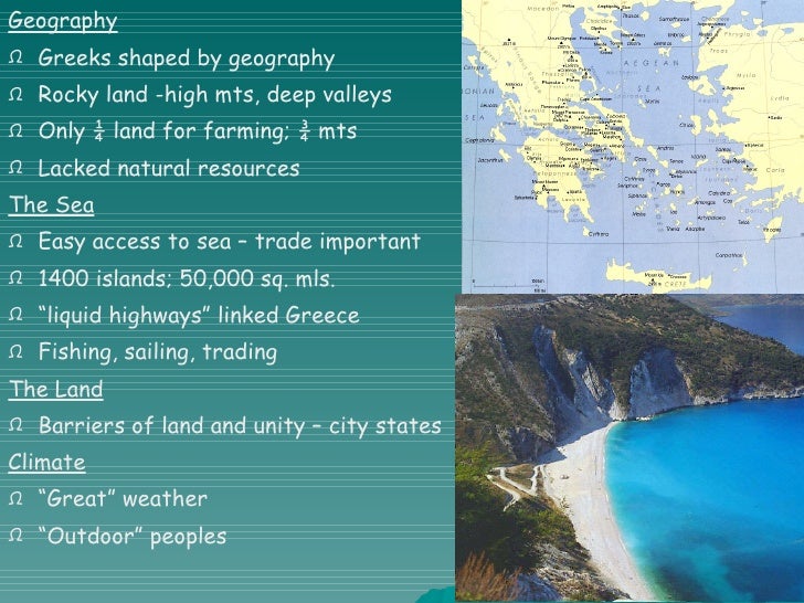 Culture Of The Mountain And The Sea Greece