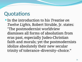 CulturePostmodernism[1].ppt.its the topic | PPT