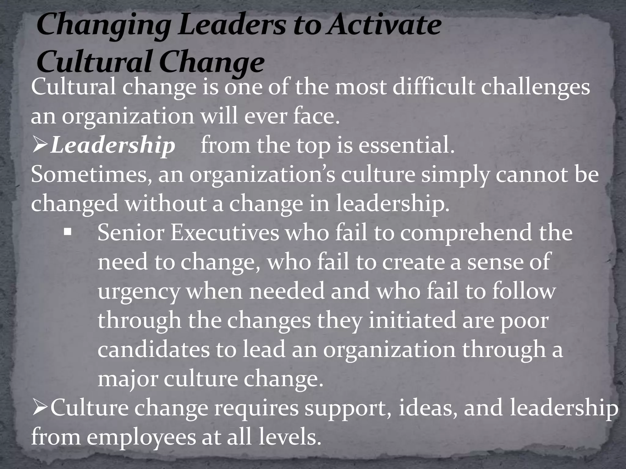 What is cultureIt is a pattern of shared basic assumptions that the group learned as it solved its problems of external adaptation and internal integration, that has worked well enough to be considered valid and, therefore, to be taught to new members as the correct way to perceive, think, and feel in relation to these problems.