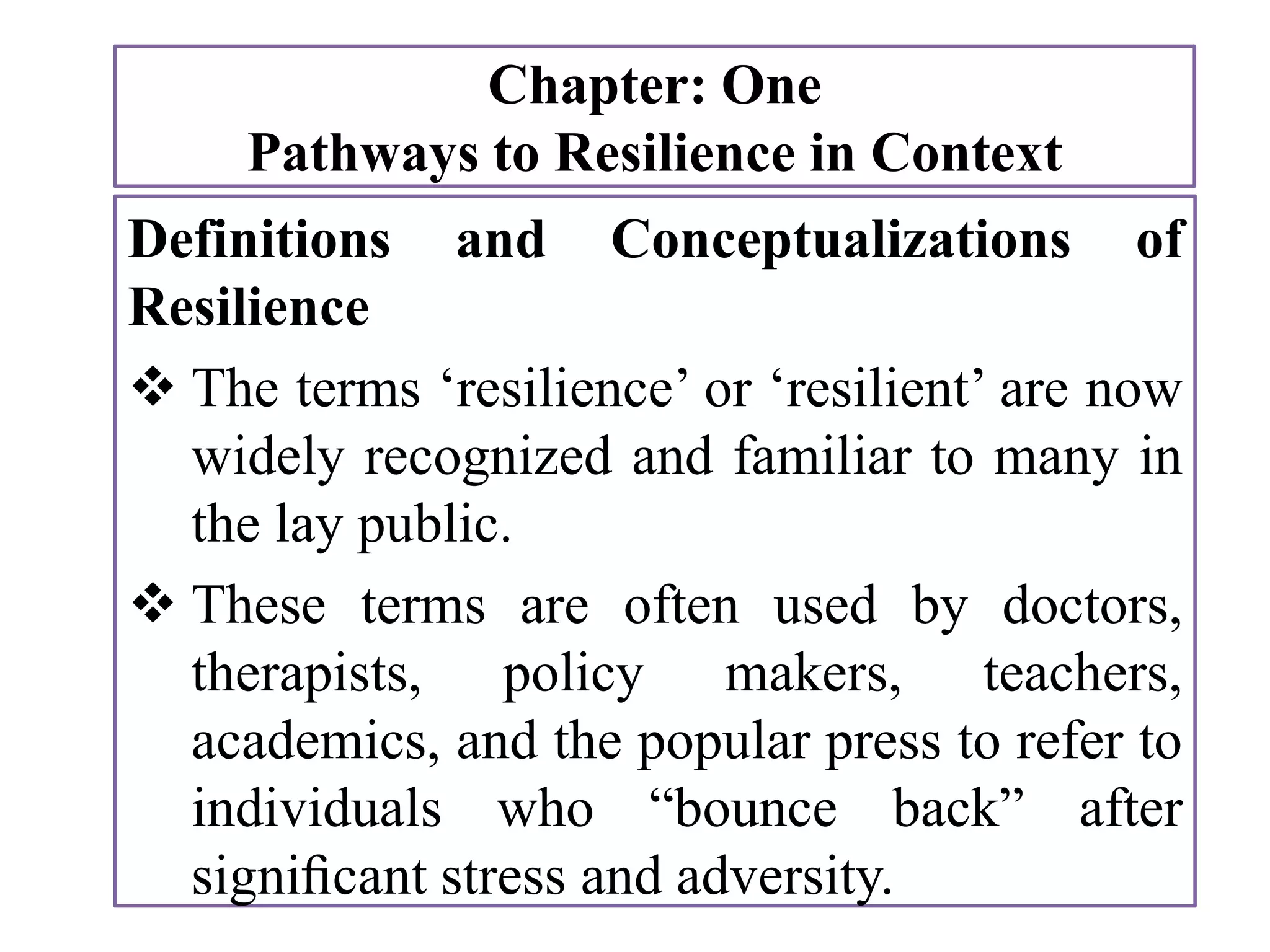 Culture Risk And Resilience Pdf