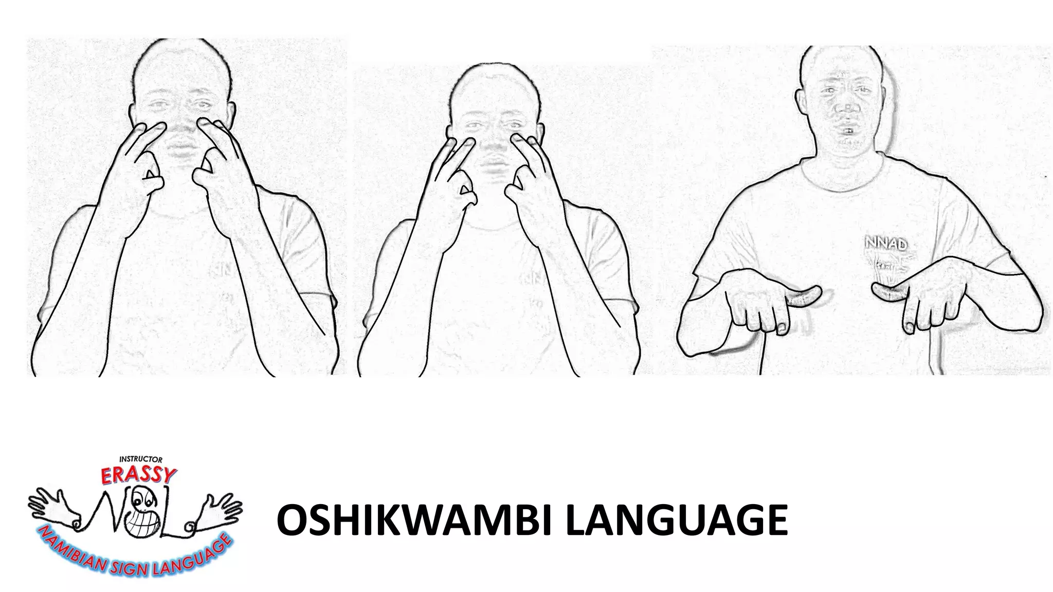 Cultures and languages in Namibia (Namibian Sign Language NSL)