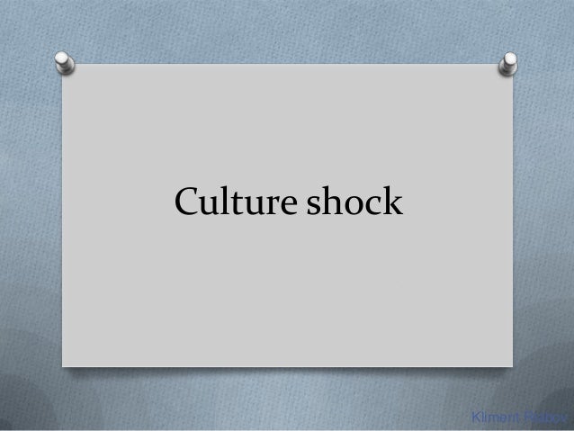Cultural shock