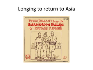 Longing to return to Asia
 