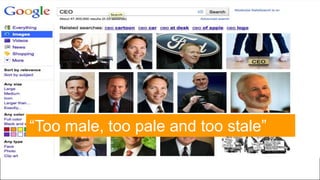 “Too male, too pale and too stale”

Page 17 | Social Business Pioneers
 