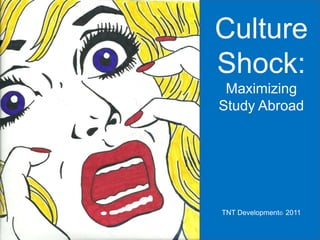 Culture
Shock:
 Maximizing
Study Abroad




TNT Development© 2011
 