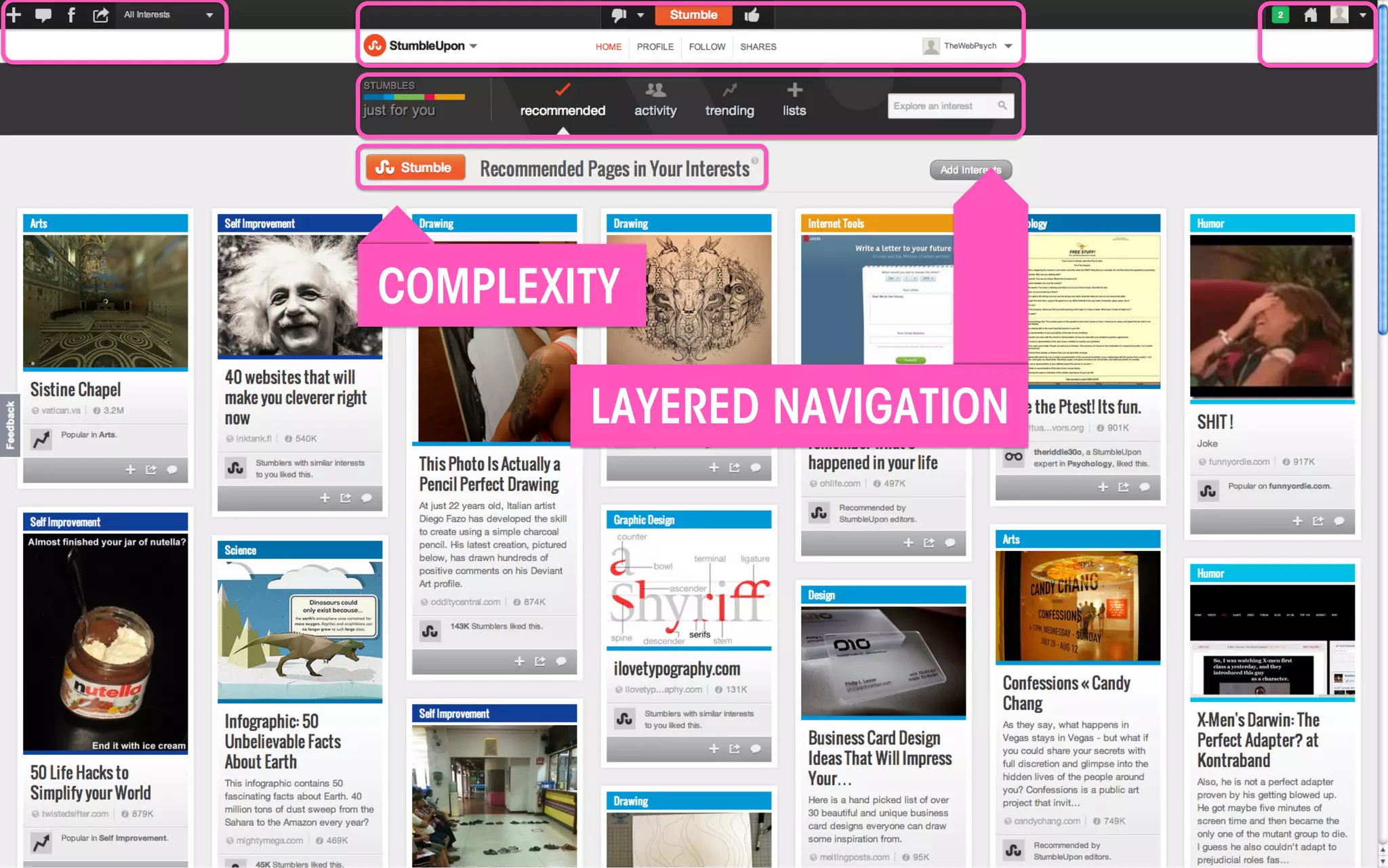 COMPLEXITY	
  
LAYERED NAVIGATION	
  

All material © THE WEB PSYCHOLOGIST LTD. 2013. No unauthorised reproduction or distribution.

 