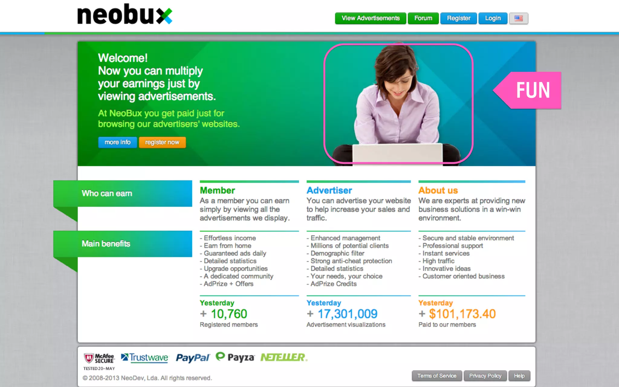 FUN	
  

All material © THE WEB PSYCHOLOGIST LTD. 2013. No unauthorised reproduction or distribution.

 