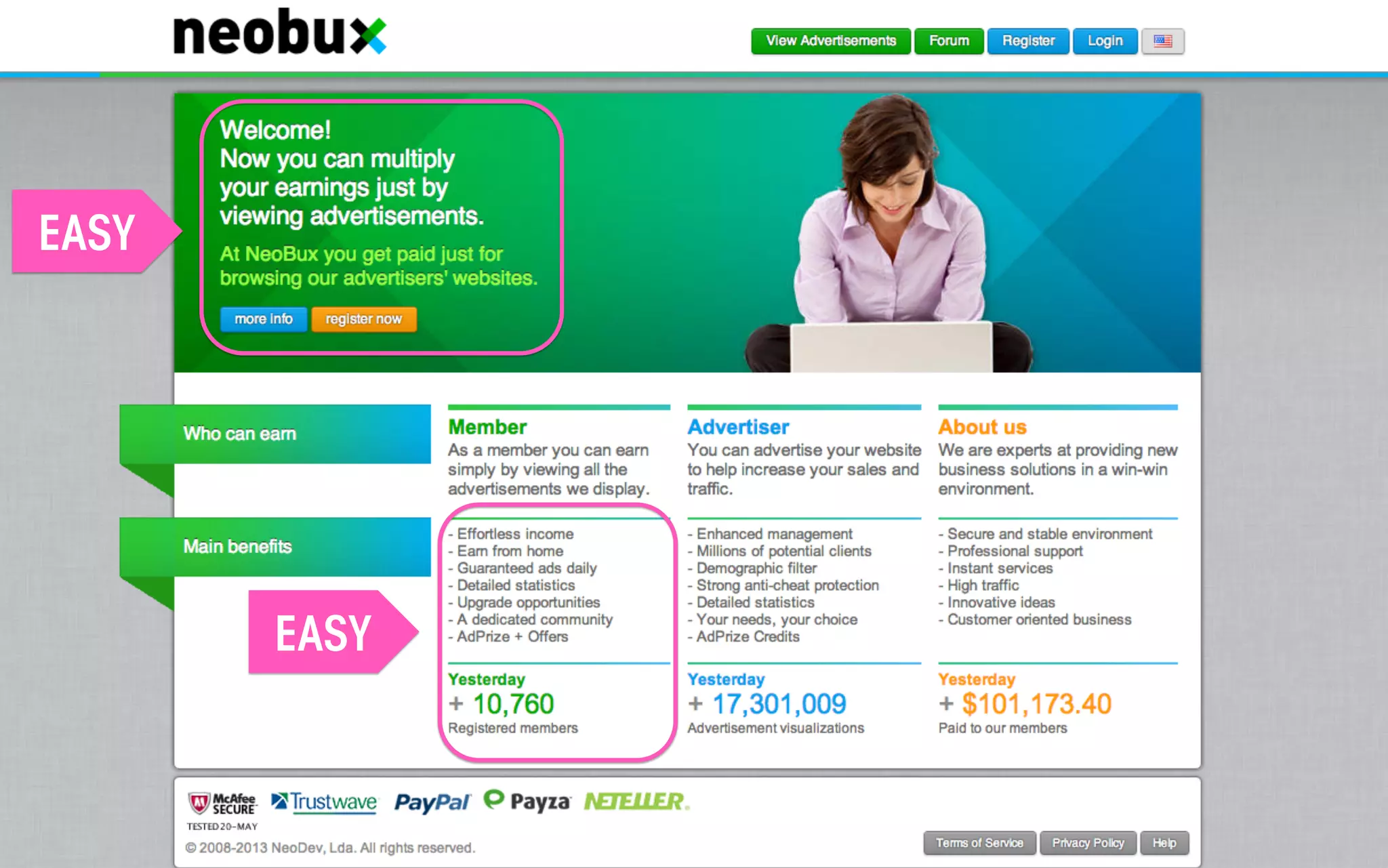 EASY	
  

EASY	
  

All material © THE WEB PSYCHOLOGIST LTD. 2013. No unauthorised reproduction or distribution.

 