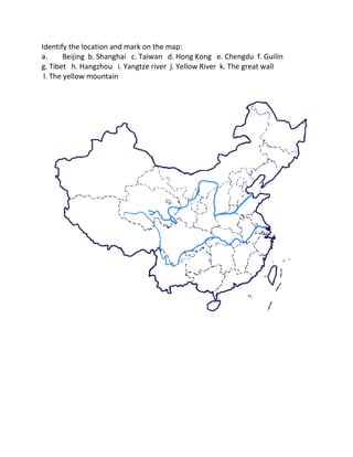 Culture study unit 13 Traveling in China worksheet | PDF