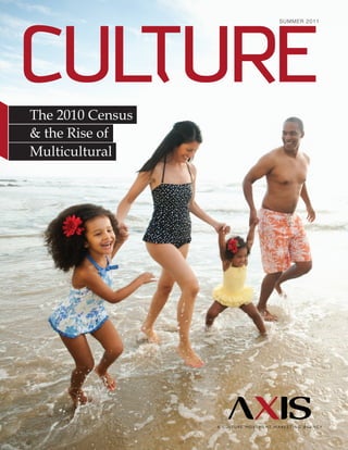 CULTURE
                  SUM M ER 2011




The 2010 Census
& the Rise of
Multicultural
 