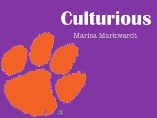 Culturious Marisa Markwardt 