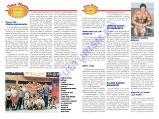 R: Exerci]iile aerobice pot        ceptat` ca fiind valabil`. çnc`                                            elonga]ie sau contrac]ie.
                                      stopa cre[terea sau chiar             nu se [tie precis [i sigur care                                               R: Durerile de cap în timpul
                                      reduce masa muscular` deja            este cea mai bun` metod`                                                   antrenamentelor pot fi cauza-
                                      acumulat`. A[a c` v` sugerez          pentru a face mu[chiul s`             mand s` nu dep`[i]i 12 serii pe      te de mai mul]i factori. Verifi-
                                      s` reduce]i [edin]ele de aero-        creasc`. De aceea exist`              grup` muscular` [i s` face]i         ca]i-v` în primul r~nd ten-
Pentru I.B. -                         bic la maxim 1-2 pe s`pt`m~-          solu]ii at~t de diferite [i în        maxim 6-8 repet`ri pe serie          siunea.
CçMPULUNG-MUSCEL                      n`, l`s~nd corpul s` foloseas-        reviste apar tot felul de progra-     (adic` greut`]i mari). çn rest,
                                      c` toate resursele pentru refa-       me care dau totu[i rezultate          totul depinde de intui]ia [i de      MITRANA EUGEN -




                                                                                                                                      O
   R: Po]i progresa substan]ial [i    cere [i dezvoltare. Unele per-        pentru anumi]i indivizi.              experien]a dumneavoastr`.            TR.- MåGURELE
la 28 de ani, de altfel studiile      soane trebuie s` nu fac` nici            çn orice caz, [tiin]a antrena-
[tiin]ifice au demonstrat c`          un fel de exerci]ii aerobice          mentului a progresat continuu,        HONCERIU IULIAN -                       R: Mult` lume se pl~nge de




                                                                                                                                    .R
persoane de 80 de ani care au         dac` vor s` progreseze. çn ge-        [i ast`zi, spre deosebire de 10-                                           dureri în antebra]e. çn general                            N i c ol ae
                                                                                                                  SUCEAVA                                                                                          Gi ur g i
început s` efectueze exerci]ii        neral este vorba aici de              20 de ani în urm`, [tim c` pro-                                            este vorba de o uzur` local`,
cu greut`]i au ob]inut cre[teri       ectomorfi.                            gresul în ceea ce prive[te               R: Este adev`rat, zerul con-      generat` de faptul c` sportivii
                                                                                                                                                                                           CIOROIU IULIAN -
în for]` [i mas` muscular`.              R: Alimenta]ia joac` în cultu-     greut`]ile folosite înseamn`          ]ine proteine. De fapt cele mai      contract` foarte puternic an-




                                                                                                                           M
Desigur, nu la nivelul sau cu         rism un rol major. La fel [i supli-   automat progresul în mas`             bune proteine existente acum         tebra]ele în timpul exerci]iilor    BRåILA
rapiditatea unui t~n`r de 20          mentele nutritive. çn special         muscular`, c` exerci]iile cu          pe pia]` sunt extrase din zer        pentru bicep[i [i tricep[i, la         R: Vergeturile sunt rupturi ale
de ani, deoarece dup` v~rsta          concentratele proteice. Dac`          greut`]i mici [i repet`ri multe       prin filtrare. Problema este c`      care se cumuleaz` diferite ac-      unui strat de piele interior




                                                                                                                  IS
de 30 de ani începe s` î[i fac`       nu m~nca]i zilnic suficiente          nu produc fibrare sau reliefare,      nu [tiu ce concentra]ie are          tivit`]i extra sportive. Cei care   datorate insuficien]ei zincului în
sim]it` prezen]a declinul glan-       proteine provenind din: carne,        ci diminuarea stratului de gr`si-     proteina în zer, deci nu [tiu        scriu mult, spre exemplu, sau       alimenta]ie. Pentru a le preve-
delor hormonale ce sus]in ana-        ou`, lapte, br~nz`, pe[te, fa-        me duce la aceasta.                   c~te kilograme de zer s` be]i        care m`tur` mult, ori mai [tiu      ni, trebuie deci s` consuma]i
bolismul.                             sole uscat` sau din concentra-           ßi mai [tim c` pauza dintre 2      pentru a ob]ine 30-35 g de           cazul unui barman care avea         un supliment cu zinc. “Polimi-




                                                                                                      R
   Progresele în culturism sunt       te proteice, [ansele dumnea-          antrenamente pentru aceeia[i          proteine. Mi-e team` c` tre-         dureri la antebra]ul m~inii cu      neralizant-s”, Complex-R, Spa
de obicei lente - în orice caz        voastr` de a progresa se redu-        grup` muscular` trebuie s` fie        buie s` be]i mai mult de 5 kg        care înv~rtea tirbu[onul c~nd       Pak sunt solu]ii.. Vergeturile
de 10 ori mai lente dec~t ne          c dramatic. Milk and Egg, Prot-       cu at~t mai mare cu c~t an-           de zer la o mas` pentru asta,        deschidea sticlele.                 deja existente se trateaz` cu




                                                                                                     U
dorim noi, culturi[tii - [i de obi-   R 85 ori Prot-R 65 trebuie s` fie     trenamentul a fost mai dur.           lucru care mi se pare cam               Trebuie s` ac]iona]i pe mai      laser. Contacta]i firma LASER
cei preten]iile noastre cresc         prezente de 3-4 ori pe zi în             Acestea ar fi principiile de       dificil.                             multe c`i. S` v` dezvolta]i prin    MED din Bucure[ti, poate ei




                                                                                      LT
mult mai repede dec~t cresc           alimenta]ia dumneavoastr`.            baz` pe care pute]i s` v` con-                                             antrenamente scurte (maxim o        fac [I acest tratament.
perimetrele. Trebuie s` ave]i            R: çnc` nu exist` o schem`         strui]i un program de antrena-        NICU - IAßI                          dat` pe s`pt`m~n`) for]a               R: Pentru a putea concura la
r`bdare [i ambi]ie.                   de antrenament unanim ac-             ment. çn general, eu v` reco-                                              antebra]ului pentru ca celelal-     concursul “Cel mai puternic
                                                                                                                     R: Alergarea poate influen]a      te eforturi zilnice s` par`         om din lume” pe care l-a]i v`-
                                                                                                                  organismul culturistului în sensul   u[oare. S` nu mai str~nge]i la      zut probabil la T.V., Canalul
                                                                              U
                                                                                                                  c`, fiind un efort destul de         maxim bara în m~ini c~nd            Eurosport, trebuie s` fi]i înt~i de
                                                                                                                  mare, consum` din resursele          lucra]i bra]e. S` folosi]i un       toate foarte puternic. Sunte]i
                                                                                                                  organismului [i îl obose[te. çn      unguent relaxant cum este           pe drumul cel bun, dar mai
                                                                                     çn ziua de 26 iunie,
                                                                      C

                                                                                                                  cazul în care sunte]i ectomorf       “Ben Gay”.                          este mult. Apoi trebuie s` v`
                                                                                     la Bra[ov,
                                                                                                                  progresele dumneavoastr` în                                              califica]i în ni[te concursuri
                                                                                     n cadrul                    mas` muscular` pot fi stopate        BALASZ GABRIEL -                    locale, pentru c` numai cam-
                                                              P


                                                                                     „S`pt`m~nii olimpice“,       dac` alerga]i chiar [i numai                                             pionii na]ionali se pot înscrie.
                                                                                                                                                       BUCUREßTI
                                                                                     a avut loc                   de 1-2 ori pe s`pt`m~n`.                                                 Problema este c` la noi nu se
                                                                                     n organizarea lui Nicolae
                                                O



                                                                                                                     Dac` totu[i vre]i s` alerga]i,       R: çntr-adev`r, sunt ast`zi      ]in astfel de concursuri înc`.
                                                                                     Parfenie                     este mai bine s` o face]i dup`       culturi[ti care lucreaz` cu
                                                                                     un concurs de for]`          antrenamentele de culturism.         greut`]i mai mari dec~t a           HAPALE¥ FLORIN -
                                               T




                                                                                     pentru copii -                  R: Izometria este o contrac-      folosit Franco Columbu. çns`,       Jud. ALBA
                                                                                     „CITIUS ALTIUS FORTIUS“.     ]ie muscular` static` - adic`        a[a cum [i dumneavoastr`
                                                                                                                  nu exist` contrac]ie sau elon-       observa]i, ei au cu 20-40 [i           R: çncearc` s` te legitimezi
                                                                                     Revista noastr`
                                                                                                                  ga]ie muscular`. Plasa]i-v` sub      chiar 60 kg mai mult în greuta-     la clubul din Alba Iulia. Nu
                                                                                     a sponsorizat evenimentul
                                                                                                                  o bar` înc`rcat` cu 3-4 sute         te ceea ce reprezint` un a-         cunosc adresa.
                                                                                     cu o demonstra]ie            de kg [i încerca]i s` o mi[ca]i.     vantaj evident. A[a c` proba-          Pentru început, rezultatele
                                                                                     de culturism                 Mu[chiul se încordeaz` timp          bil tot Franco r`m~ne în istorie    tale sunt promi]`tore, dar înc`
                                                                                     sus]inut` de                 de 10-15 secunde (c~t timp           ca fiind cel mai puternic cul-      nu cred c` este cazul s`-]i pu-
                                                                                     multiplul campion            dori]i dumneavoastr`) dar ne-        turist raportat la greutatea sa.    blic`m programul de antrena-
                                                                                     Florin Uceanu.               mi[c~nd greutatea nu exist`                                              ment c` doar nu e[ti vreun
 