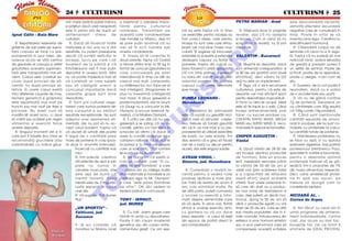 24  CULTURISM                                                                                                                                      CULTURISM  25
                                       mic mare (adic` pute]i mânca         a însemnat o pierdere impor-                                                   PETRE MARIAN - Arad                  este deocamdat` riscant`,
                                       [i pr`jituri dac` vre]i neap`rat)    tant` pentru culturismul                                                                                            datorit` efectelor secundare
                                       este în prima or` de dup` un         românesc. Transmitem pe                 zat eu este faptul c`, în timp           R. R`spund doar în paginile        negative care se cumuleaz` în
Ignat C`lin - Baia Mare                antrenament         intens    de     aceast` cale condolean]ele              ce exerci]iile pentru bicep[i au       revistei, a[a c` nu a[tepta          timp. Poate în viitor se va
                                       culturism.                           tale familiei lui Maioru, de[i mi       fost corect alese, cele pentru         scrisoare. Cum ai cerut s` nu        inventa ceva sigur. Creatina nu
   R: Repartizarea rezervelor de          R: Dac` a]i încercat toate        se pare pu]in anormal c` nu             triceps nu sunt cele care stimu-       scriu nimic în revist`, nu î]i pot   este stimulent hormonal.
gr`sime de sub piele pe supra-         metodele [i nici una nu a dat        vrei s` î]i scrii numele sub            leaz` cel mai bine masa mus-           r`spunde.                               R. Câteodat` corpul ne d`




                                                                                                                                         O
fa]a corpului se face cu pre-          rezultate, nu putem presupune        aceste condolean]e.                     cular`. ç]i sugerez s` înlocuie[ti                                          semnale c` ceva nu e în regu-
ponderen]` în jurul taliei, de-        decât c` sunte]i deficitar la            R. Vreau s` te corectez în          extensiile la scripete [i extensiile   VALENTIN - Bucure[ti                 l`. Faptul c` nu putea]i s` mai




                                                                                                                                       .R
oarece acolo se afl` centrul           bicep[i, lucru pe care l-a]i         dou` privin]e: faptul c` Ciorb`         deasupra capului cu flot`ri la                                              mânca]i nimic având senza]ia
de greutate al corpului [i astfel      mo[tenit de la p`rin]i [i c`         a r`mas atâta timp la 90 kg în          paralele, împins din culcat cu            R. Mu[chii se dezvolt`, dac`      de grea]` [i preaplin putea fi
greutatea aceasta suplimen-            întotdeauna ve]i fi mai pu]in        form` de concurs (greutatea la          bara folosind o priz` apropiat`        sunt antrena]i corespunz`tor, [i     un astfel de semnal. Poate de
tar` este transportat` mai efi-        dezvoltat în aceea zon`. Asta        care concureaz` pe plan                 (10 cm între palme) [i extensii        la 80 de ani (potrivit unor studii   la ficat, poate de la apendice,




                                                                                                                              M
cient. Corpul este construit ex-       nu v` poate împiedica îns` s`        interna]ional) în timp ce al]ii au      cu bara din culcat pe un plan          [tiin]ifice), deci vârsta ta (22     poate o alergie, n-am cum s`
clusiv dup` principii de efi-          v` construi]i un corp superb         crescut mai mult, comparativ            orizontal pornind din spatele          ani) nu este un impediment.          [tiu.
cien]`, nu dup` principii es-          sau s` câ[tiga]i uneori [i           cu în`l]imea lor, nu-i face pe ei       capului cu coatele orientate              R. Sigur c` o s`-]i recomand         R. Durerea de la cot poate fi
tetice. În unele cazuri exist`         concursuri importante dac`           mai inteligen]. Kilogramele în          spre tavan.                            culturismul, pentru c` este de       reumatism, dac` nu e vorba




                                                                                                                    IS
mici diferen]e cauzate de mo[-         celelalte grupe sunt bine            plus nu înseamn` inteligen]`                                                   departe cel mai eficient sport       de o accidentare sau uzur`.
tenirea genetic` [i gr`simea           dezvoltate.                          mai mare. A doua gre[eal` e             BUNEA LEONARD -                        pentru dezvoltarea musculaturii -       R. Un ou de g`in` con]ine
este repartizat` mai mult pe              R: Sunt unii culturi[ti vege-     poate involuntar`, dar te anun]         Hunedoara                              în fond cu asta se ocup`. Ideal      7g de protein`. Deoarece un




                                                                                                       R
trunchi sau mai mult pe fese [i        tarieni care numai protein` din      c` Giurgi nu a concurat la Ms.                                                 este s` te înscrii la o sal`. Când   ou cânt`re[te cam 50g rezult`
picioare. Nu ave]i cum s`              soia consum` [i au ob]inut           Olympia (concurs rezervat fe-             R. Problema dv. principal`           începi antrenamentele, po]i          c` 100g con]in 14g protein`.
modifica]i acest lucru, ci doar        rezultate excep]ionale. Nu sunt      meilor), ci la Masters Olympia.         este c` lucra]i cu greut`]i mici.      folosi cu succes produse ca:            R. Când sunt men]ionate




                                                                                                      U
s` m`ri]i sau sc`de]i prin regim       adeptul unei asemenea ali-               R. Îi critici pe al]ii c` nu pro-   Dac` vre]i s` stimula]i cre[te-        CREATIN RAPID MASS, MEGA             cantit`]i separate de amino-
alimentar [i exerci]ii fizice          menta]ii, dar nu pot s` nu ac-       greseaz` [i se plâng c` nu au           rea, trebuie s` folosi]i greut`]i      MASS sau SUPER MASS R, reco-         acizi în produse, ele nu sunt co-
aceste depozite.                       cept ceva evident. Faptul c`         condi]ii, pentru ca mai târziu în       din ce în ce mai mari [i cu pre-       mandate în special ectomorfilor.     masate cu proteinele la calcu-




                                                                                       LT
   R: Singurul moment din zi în        v` duce]i s` urina]i des poate       scrisoare s` afirmi c` dac` ai          ponderen]` s` utiliza]i exerci]iile                                         lul cantit`]ii totale de proteine.
care pot fi folosite (ba chiar se      fi legat de o cantitate prea         avea tu condi]ii ai ajunge sigur        de baz`, nu cele izolate. Îmi          CHIPER AUGUSTIN -                       R. Hidrolizarea proteinelor nu
recomand`) glucidele (sau              mare de proteine în corp (poa-       campion na]ional. Va s` zic` te         dau seama c` e greu s` face]i          Vaslui                               se face cu ap`, ci cu ajutorul
carbohidra]ii) cu indice glice-        te doar în anumite intervale).       încadrezi [i tu între cei despre        rost de o bar` cu discuri pentru                                            enzimelor digestive, îns` potrivit
                                              Încerca]i cu cantit`]i mai    care ai scris critic: “To]i românii     acas`, dar este singura solu]ie.          R, Dpu` vârsta de 28-30 de        profesorului {tef`nescu Paul,
                                              mici.
                                                                              U
                                                                            se scuz` c` nu au condi]ii .”                                                  ani începe declinul produc]iei       specialist în nutri]ie [i biochimie,
                                              R: Într-adev`r, creatina          R. Ne bucur`m c` exist` a-          AVRAM VIRGIL -                         de hormoni. Este un proces           pentru o absorb]ie optim`
                                              d` reten]ie de ap` [i sub     colo un culturist care “în cu-          Simeria, jud. Hunedoara                lent, insesizabil aproape pân`       proteinele trebuie s` se g`-
                                                                      C
                                              piele nu numai în             rând va uimi România” [i care                                                  la vârsta de 35-40 de ani [i         seasc` într-o propor]ie de 7%
                                              celulele musculare, dar       “în câ]iva ani va câ[tiga multe            R. Cump`ra]i o revist` re-          vizibil clar (prin sc`derea for]ei   din masa alimentului respectiv.
                                                               P

                                              este a[a de bun` c`           titluri na]ionale [i mondiale [i va     cent` pentru a vedea noile             [i a capacit`]ii de refacere         Deci, când amesteca]i protei-
                                              merit` folosit`. Doza         participa sigur la Mr. Olympia”         produse ap`rute [i noile pre-          dup` efort) dup` aceast`             na în ap` sau sucuri, ea
                                              ideal` este de 2 linguri]e,   [i care “este [ansa României            ]uri. Fa]` de revista de acum 4        vârst`. Sunt unele persoane în-      trebuie s` ajung` cam la
                                                      O


                                              luate separat, în cursul      pe viitor”. OK, s`-l vedem la           ani, s-au schimbat multe. Pe           s` care din start au o produc-       consisten]a laptelui.
                                              unei zile.                    treab` (adic` în concursuri).           de alt` parte, pute]i comanda          ]ie mai mare de testosteron [i
                                              R: V` sugerez “Fat Burner                                             o lucrare cu exerci]ii [i infor-       care, de[i sufer` un declin hor-     NICOARå AL. -
                                               T



                                              Plus”.                        TONY - IERNU¥,                          ma]ii despre alimenta]ie care          monal, ajung la 50 de ani s`         Curtea de Arge[
                                                                            jud. MUREß                              s` v` ajute. În orice caz, flot`ri     aib` o produc]ie egal` cu unii
                                             „UN SPORTIV” -                                                         zilnice [i acela[i exerci]iu zilnic    tineri de 25 de ani, care se afl`      R. Am f`cut cu ceva ani în
                                             F`lticeni, jud.                  R. Cu to]ii avem grupe care           cu gantera nu v` vor duce              sub media popula]iei, dar în li-     urm` programe de antrena-
                                             Suceava                        r`mân în urm` cu dezvoltarea.           prea departe - e cazul s` ie[i]i       mite normale. Introducerea din       ment individualizate, contra
                                                                            Poate fi din cauza mo[tenirii           din epoca de piatr` direct în          exterior a unor hormoni sintetici    cost, dar acum nu mai fac.
                                             R. ßi eu consider c`           genetice sau din cauza antre-           era computerelor.                      sau a unor prehormoni care s`        Excep]ie fac cei ce trimit 5
                                             moartea lui Maioru Ionel       namentului gre[it. Ce am sesi-                                                 compenseze aceast` sc`dere           etichete de IDEAL PROTEIN,
                          F l o ri n
                          U c ea n u
 