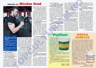 LT
U

U

O

– Cånd ai intrat prima oar` n
contact cu culturismul?
– Am f`cut primii pa[i ntr-o
sal` de for]` n iulie 1999.
– Cum a fost primul t`u antrenament? Ce f`ceai efectiv?
– Din cauza faptului c` n
Timi[oara, „Capitala Culturismului Romånesc”, cum sus]ine cineva, nu se practic` acest sport n
mod organizat, iar sportivii locali
se legitimeaz` pe unde apuc`
prin diferite col]uri ale ]`rii, la n16 Culturism&Fitness nr. 4/2013

ceput m` uitam nedumerit n jur [i
f`ceam [i eu ce f`ceau „b`ie]ii
mari” din sal`: genu, ndrept`ri,
ramat, trac]iuni, mpins cu haltera
pentru umeri [i piept. Problemele
erau la capitolul structurare, greut`]i folosite [i tehnica de execu]ie,
lucruri care s-au corectat n timp.
– Ce culturist te-a influen]at?
– M` antrenam de vreo doi ani
cånd l-am cunoscut pe Nicolae
Ciufu din Timi[oara, care mai
concura uneori n acea perioad`
[i pot spune c` a fost sursa mea
de inspira]ie [i ambi]ie. Dintre
profesioni[ti, l-am admirat pe
Dorian Yates pentru capacitatea
lui de munc` [i disciplin`, pentru
c` nu a avut o structur` deosebit`, dar a reu[it s` se impun`, izbutind chiar s` schimbe criteriile
de arbitraj c`tre mas` [i densitate n detrimentul liniilor [i armoniei. Mul]i nu sunt de acord cu

P
C

Nume: Nicolae Cristian Grad
Data na[terii: 12 iunie 1984
Palmares:
– campion na]ional bb classic
+180 cm, 2010
– campion la Cupa Romåniei
culturism cat. 90 kg, 2010
– locul 8 la CM de bb classic
2010
– dublu campion na]ional la
culturism seniori, cat. 85 kg,
2012 [i 2013

.R
O
corp n perioada precompeti]ional` n condi]iile n care mi este
destul de u[or s` mi reduc procentul de gr`sime. Cresc pu]in
cantitatea de proteine n perioada precompeti]ional`.
– Cum este programul t`u de
odihn`?
– |ncerc, n limita timpului disponibil, s`-mi ascult corpul [i s`
m` odihnesc atåt cåt simt c` mi
cere: 8 ore noaptea [i uneori un
somn scurt dup` masa de dup`
antrenament.
– Ce ai dori s` se schimbe n
culturismul romånesc actual?
– Societatea romåneasc`, n
general, [i sportul, n particular,
se confrunt` n fiecare zi cu situa]ia n care de valori deosebite se
alege praful. |n condi]iile n care
baza de selec]ie este una slab`
[i totu[i apar sportivi cu poten]ial
care nu concretizeaz` la nivel de
seniori pe plan interna]ional, pot

M

aceast` viziune, dar eu sunt de
p`rere c` munca bate geneticul.
– Cum ai ajuns s` concurezi?
– La nceputul anilor 2000, n
Timi[oara, la Cupa Libert`]ii, veneau aproape to]i sportivii de valoare din ]ar`. Eram doar un copil
din public, dar dup` cå]iva ani am
ajuns la un nivel pe care l-am
evaluat mpreun` cu cå]iva prieteni [i am decis s` urc pe scen`
la un campionat zonal de juniori
pe care l-am cå[tigat.
– Vorbe[te pu]in despre modul
n care te antrenezi.
– M` antrenez de 4-5 sau chiar
6 ori pe s`pt`mån` n func]ie de
cum mi simt corpul, cu greut`]i
mari [i volum ridicat. M` antrenez cu r`utate [i atitudine distructiv`, ca urmare a faptului c`
mi-a[ dori s` tr`iesc ntr-o utopie.
Realitatea sumbr` genereaz`
efectul unui pre-workout, gen
ness f`cut cu cafea [i stins cu
cola.
– Cum mpar]i corpul pe zile?
– Nu am un antrenament fix.
A[ putea spune c` l modific chiar
foarte des. O variant` ar fi: ziua 1
- piept triceps, ziua 2 - spate, ziua
3 - picioare, ziua 4 - umeri, ziua 5
- spate, ziua 6 - picioare. Din
aceast` structurare pot elimina
un antrenament de picioare sau
spate, dac` nu m` simt recuperat, sau pot ad`uga pu]in pectoral
superior la antrenamentul de
umeri sau deltoid lateral [i posterior la cele de piept [i spate din
primele zile.
– Vorbe[te te rog [i despre alimenta]ia ta, cåte mese m`nånci
pe zi?
– Am un metabolism foarte
rapid [i o activitate fizic` destul
de ridicat` n fiecare zi. Ajung s`
consum [i 4.500 de calorii zilnic
n extrasezon mp`r]ite n 7 mese. Lista de alimente este simpl`:
pui, pe[te, vit`, ou`, cereale integrale, orez, cartofi, paste, fructe,

legume, oleaginoase.
– Ai o persoan` c`reia dore[ti
s`-i mul]ume[ti pentru sprijinul
acordat n cariera ta sportiv`?
– |i voi fi recunosc`tor toat`
via]a mamei mele, care a ncetat
din via]` anul aceasta, [i prietenilor care m-au sus]inut pe acest
drum. A[ dori s` mul]umesc lui
Liviu Opreanu [i lui Bobi de la
Iguana, pentru c` m-au suportat
n s`lile lor [i mi-au permis s`-mi
antrenez clien]ii f`r` s`-mi perceap` vreo tax`.
– Care este måncarea ta preferat`?
– Piept de pui la gr`tar cu orez.
– Ce m`nånci n offseason [i
ce m`nånci n perioada precontest?
– Am o diet` curat` tot timpul
anului, deci m`nånc n mare
m`sura acelea[i lucruri doar c`
n cantit`]i diferite. Nu ncerc s`
fiu mai de[tept decåt propriul

IS

Nicolae Grad

R

Interviu cu

Psyllium

Psyllium con]ine
de 14 ori mai multe
fibre solubile decât
ov`zul [i, de aceea,
se recomand` la cur`]area colonului; îmbun`t`]e[te absorb]ia
vitaminelor [i mineralelor, ajut` la reducerea colesterolului, joac` un rol important în
reglarea glicemiei prin
sc`derea vitezei de trecere a
glucozei din tubul digestiv în sânge. Este recomandat [i în cazul diareelor, constipa]iilor sau în
cure de sl`bit.
Informa]ii nutri]ionale pentru un plic de 5 g: fibre dietetice – 4,250 g, carbohidra]i – 0,175 g,
proteine – 0,075 g, gr`simi – 0 g.
Mod de administrare: se recomand` 1-2 plicuri
pe zi, un plic (5 g) se amestec` în aproximativ
250 ml de ap` sau alt lichid potabil [i se bea imediat.
30 plicuri – 15,00 lei
50 plicuri – 19,00 lei

acuza lipsa de fonduri [i de organizare, con[tientizånd c` e u[or
de zis, dar greu de f`cut, ns`
neacceptånd situa]ia.
– Ce obiective urmeaz` pe
agenda ta de sportiv de performan]`?
– Dup` acest an, nu [tiu sincer
ce voi face n condi]iile n care
am prea pu]in` mas` muscular`
[i structur` deficitar` pentru
bodybuilding classic, iar eu concurez la culturism. Sunt tentat s`
concurez la alt` federa]ie interna]ional` unde se testeaz` cu poligraful, sportivii fiind ntreba]i dac` au folosit substan]e interzise
n ultimii 3-7 ani, n func]ie de
concurs. Nici aceast` solu]ie nu
este ideal`, dar este totu[i o sit`
n plus n condi]iile n care, la
competi]iile interna]ionale IFBB,
nivelul este unul nsp`imånt`tor.
Prof. Cristian Neagu

OMEGA
COMPLEX
Produsul se recomand` datorit` efectelor benefice ale acizilor gra[i esen]iali: Omega 3 (acidul gras
Alfa Linolenic) este recomandat pentru aportul de
gr`simi polinesaturate care sunt necesare organismului uman pentru o bun` func]ionare a aparatului
cardiovascular, pentru reglarea nivelului colesterolului seric, prevenindu-se astfel accidentele cardiovasculare; Omega 6 (acidul gras Gamma Linolenic)
cre[te rata metabolic` accelerånd sc`derea n greutate, mbun`t`]e[te calitatea p`rului, a pielii
[i a unghiilor, poate preveni distrugerea ficatului datorat` alcoolului;
Omega 9 (acidul Oleic) ajut` la reducerea hipertensiunii arteriale, a
inflama]iilor [i ac]ioneaz` benefic
asupra sistemului cardiovascular.
Administrare: se administreaz`
oral cåte 1-3 capsule, de 2 ori pe zi,
mpreun` cu un pahar cu ap` sau
sucuri naturale.
Produc`tor: Inovo Biologic Inc.
Canada. Distribuitor: Redis Nutri]ie.
90 capsule – 49,00 lei
Culturism&Fitness nr. 4/2013 17

 