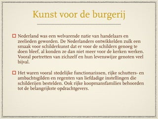 Cultuur Van De Burgerij  Schilderkunst V5