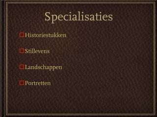Cultuur Van De Burgerij  Schilderkunst V5