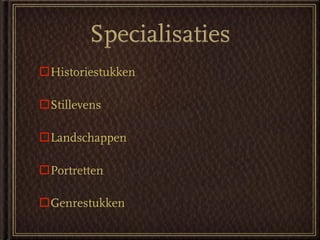Cultuur Van De Burgerij  Schilderkunst V5