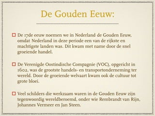 Cultuur Van De Burgerij  Schilderkunst V5