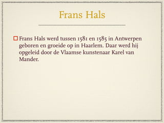 Cultuur Van De Burgerij  Schilderkunst V5