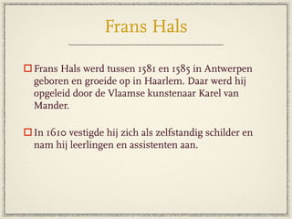 Cultuur Van De Burgerij  Schilderkunst V5